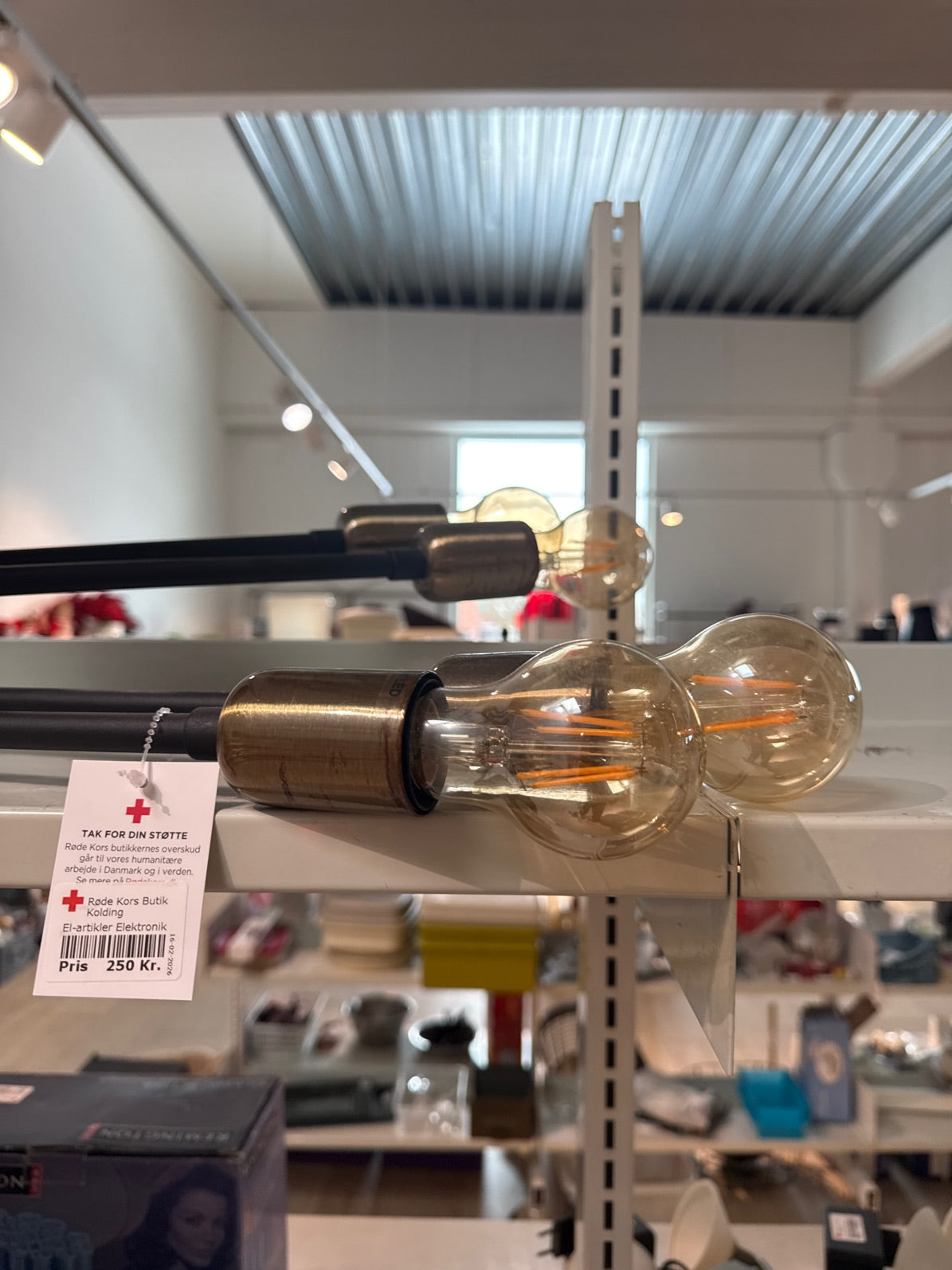 Lampe med syv arme